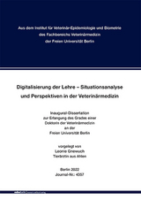 Digitalisierung der Lehre – Situationsanalyse und Perspektiven in der Veterinärmedizin - Leonie Gnewuch