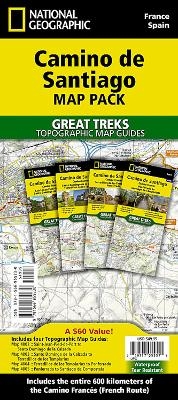 Camino de Santiago Map Map Pack Bundle -  National Geographic Maps