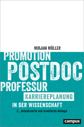 Promotion, Postdoc, Professur