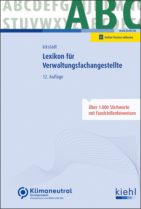 Lexikon für Verwaltungsfachangestellte - Ewald Ickstadt