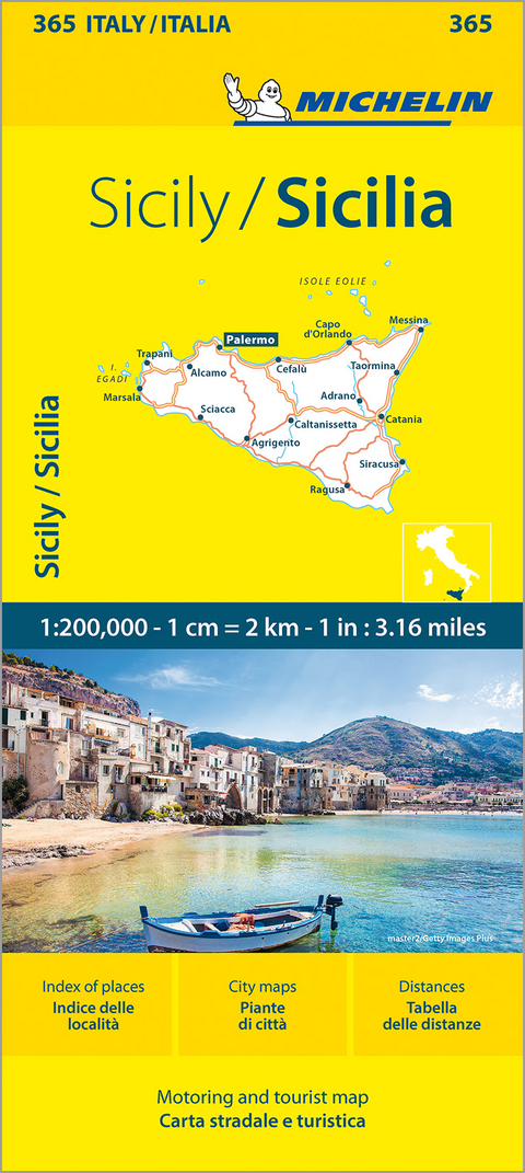 Sicily - Michelin Local Map 365 -  Michelin