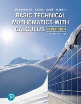 Basic Technical Mathematics with Calculus, SI Version - Washington, Allyn; Evans, Richard; Boué, Michelle; Martin, Elizabeth