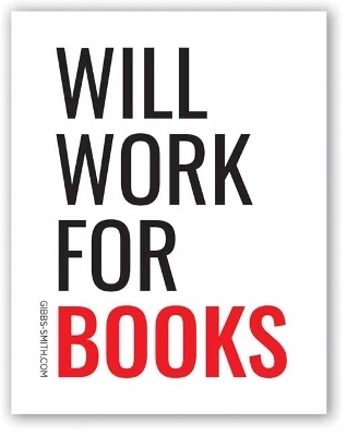 Will Work for Books Sticker - Gibbs Smith Gift