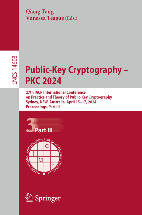 Public-Key Cryptography – PKC 2024 - 