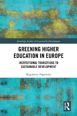 Greening Higher Education in Europe - Magdalena Popowska