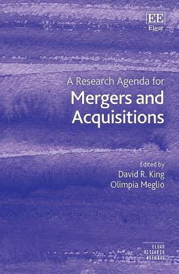 A Research Agenda for Mergers and Acquisitions - 