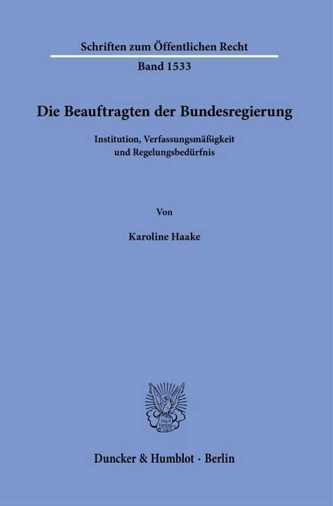 Die Beauftragten der Bundesregierung - Karoline Haake