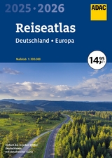 ADAC Reiseatlas 2025/2026 Deutschland 1:200.000, Europa 1:4,5 Mio. - 