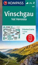 KOMPASS Wanderkarten-Set 670 Vinschgau / Val Venosta (3 Karten) 1:25.000