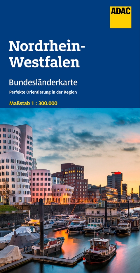 ADAC Bundesländerkarte Deutschland 06 Nordrhein-Westfalen 1:300.000