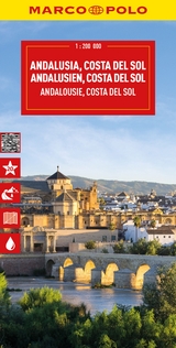 MARCO POLO Reisekarte Andalusien, Costa del Sol 1:200.000 - 