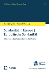 Solidarität in Europa - Europäische Solidarität - 