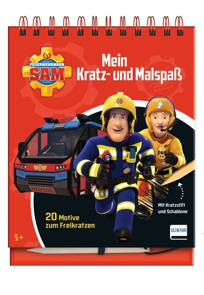 Mein Kratz- und Malspaß – Feuerwehrmann Sam - 