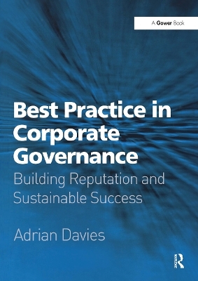 Best Practice in Corporate Governance - Adrian Davies