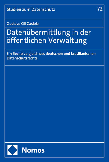 Datenübermittlung in der öffentlichen Verwaltung - Gustavo Gil Gasiola