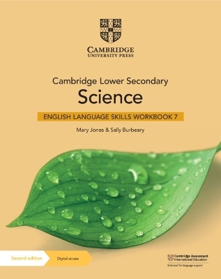 Cambridge Lower Secondary Science English Language Skills Workbook 7 with Digital Access (1 Year) - Mary Jones, Sally Burbeary