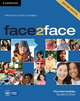 face2face Pre-intermediate Student's Book - Redston, Chris; Cunningham, Gillie