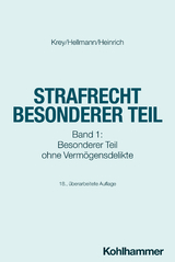 Strafrecht Besonderer Teil - Hellmann, Uwe; Heinrich, Manfred; Krey, Volker