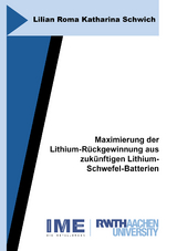 Maximierung der Lithium-Rückgewinnung aus zukünftigen Lithium-Schwefel-Batterien - Lilian Roma Katharina Schwich