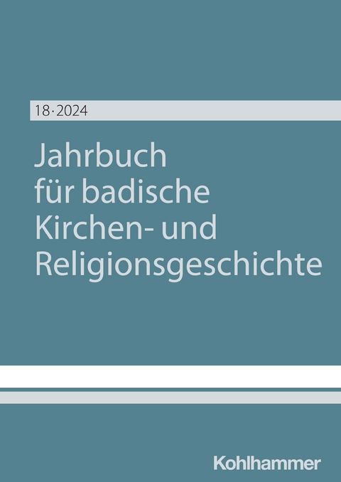 Jahrbuch für badische Kirchen- und Religionsgeschichte - 