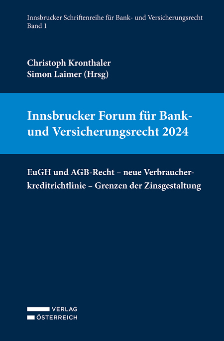 Innsbrucker Forum für Bank- und Versicherungsrecht 2024 - 