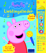 Peppa Pig - Lieblingslieder - Mikrofonbuch - Pappbilderbuch mit abnehmbarem Mikrofon mit 5 lustigen Stimmklängen und 10 Melodien - Peppa Wutz - Phoenix International Publications Germany GmbH