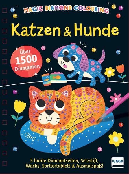 Magic Diamond Colouring – Katzen & Hunde -  Imagine That