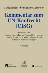 Kommentar zum UN-Kaufrecht (CISG) - Schroeter, Ulrich G.