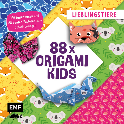 88 x Origami Kids – Lieblingstiere - Thade Precht