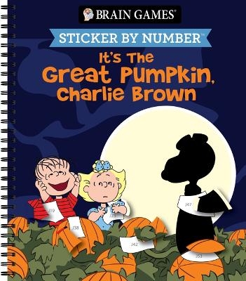 Brain Games - Sticker by Number: It's the Great Pumpkin, Charlie Brown (Halloween) -  Publications International Ltd,  Brain Games,  New Seasons