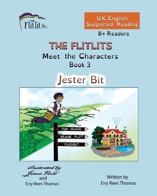 THE FLITLITS, Meet the Characters, Book 3, Jester Bit, 8+Readers, U.K. English, Supported Reading - Eiry Rees Thomas