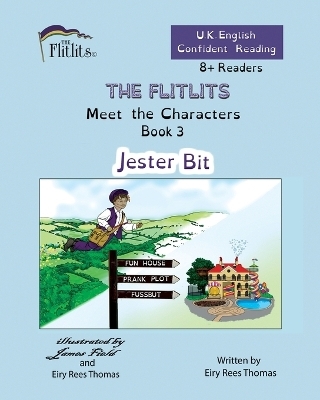 THE FLITLITS, Meet the Characters, Book 3, Jester Bit, 8+Readers, U.K. English, Confident Reading - Eiry Rees Thomas