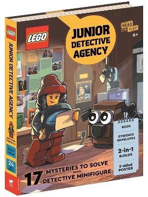 LEGO®  Books: Junior Detective Agency (with detective minifigure, dog mini-build, 2-sided poster, play scene, evidence envelopes and LEGO elements) -  LEGO®,  Buster Books