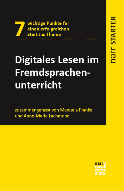 Digitales Lesen im Fremdsprachenunterricht - Manuela Franke, Anne-Marie Lachmund