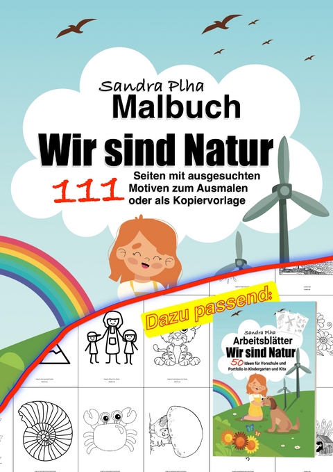 KitaFix Malbuch Wir sind Natur - Sandra Plha