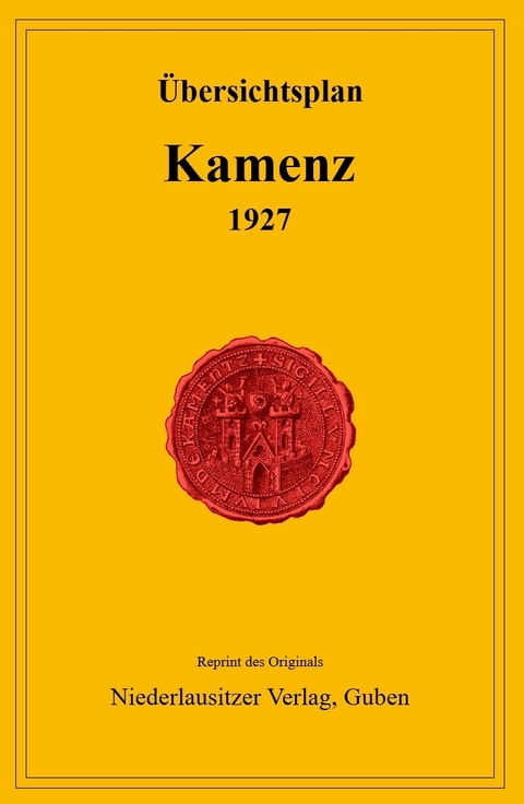 Übersichtsplan Kamenz 1927 - 