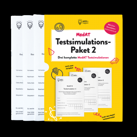 MedAT 2024 Testsimulations-Paket 2 von MEDithappen - Pascal Casetti, Arian Akhondi, Kratochwil Laurin, Abaz Edvin, Treitler Alexis, Kobald Tanja, Schweinberger Gabriel