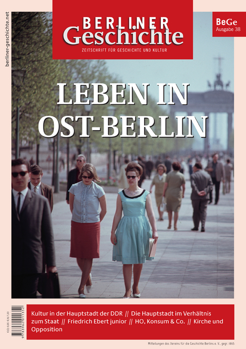 Berliner Geschichte - Zeitschrift für Geschichte und Kultur