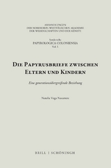 Die Papyrusbriefe zwischen Eltern und Kindern - Natalia Vega Navarrete