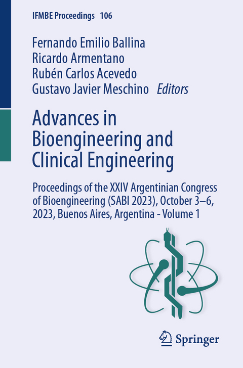 Advances in Bioengineering and Clinical Engineering - 