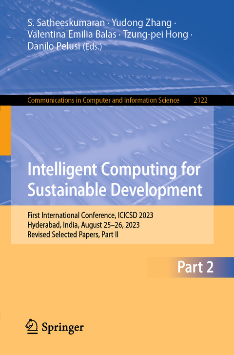 Intelligent Computing for Sustainable Development - 