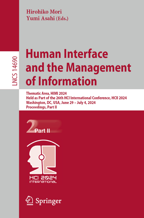 Human Interface and the Management of Information - 