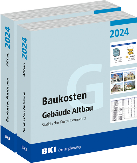 BKI Baukosten Gebäude + Positionen Altbau 2024 - 