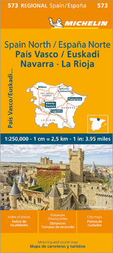 Pais Vasco Navarra Euskadi La Rioja - Michelin Regional Map 573 - Michelin