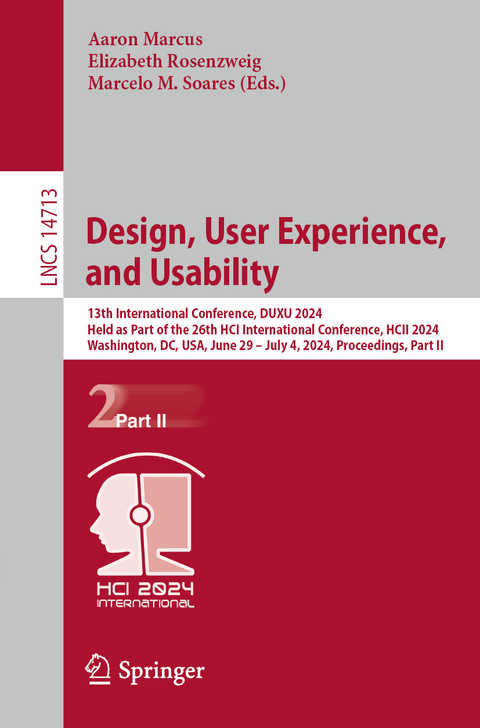 Design, User Experience, and Usability - 