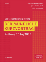 Der mündliche Kurzvortrag - Otto von Campenhausen, Jana-Maria Liebelt, Dirk Sommerfeld