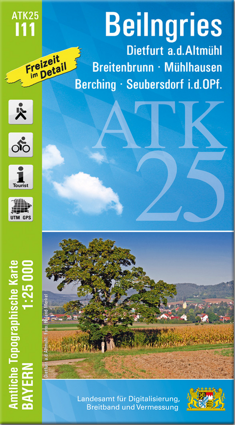 ATK25-I11 Beilngries (Amtliche Topographische Karte 1:25000)