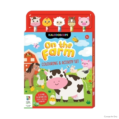 On the Farm Colouring & Activity Set - Hinkler Pty Ltd