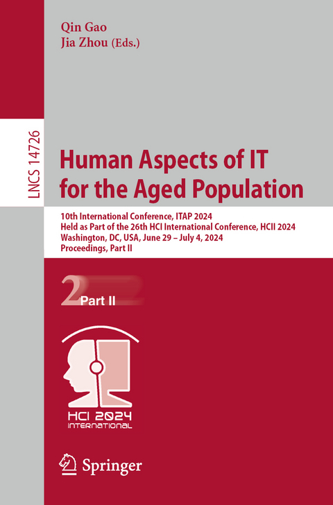 Human Aspects of IT for the Aged Population - 