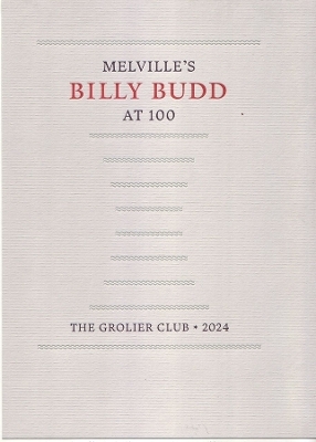 Melville's Billy Budd at 100 - William Palmer Johnston